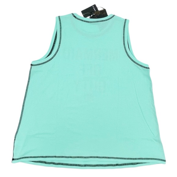 NEW Torrid Disney The Little Mermaid Off Duty Rib Fitted High Neck Tank Size 1X - Picture 3 of 10